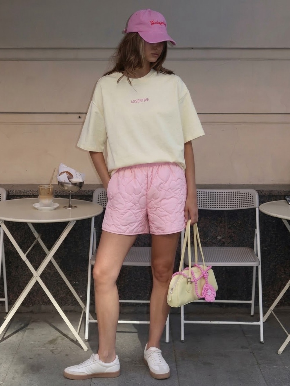 NWOT Pink Quilted Heart Shorts | Cozy Autumn Essential